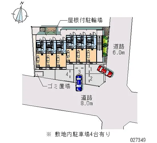 北九州市小倉北区足原２丁目 月極駐車場